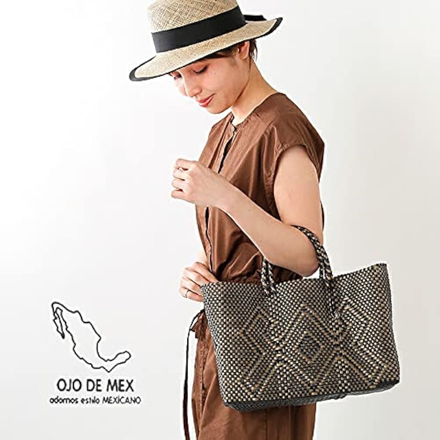 バッグ OJO DE MEX Plastico CAGO Tote Check OJO DE MEX ハンドバッグ MEX/オホデメックス Plastico CAGO